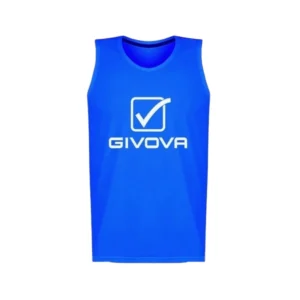 Vesta antrenament Givova Gara, Albastru Royal / Alb Tg. BOY