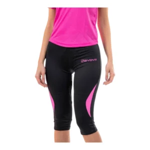 Pantaloni de alergare PINOCCHIETTO NEGRU/ROZ