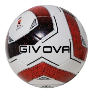 Minge fotbal Givova Academy School, Negru / Rosu (Nr. 5) Tg. 5